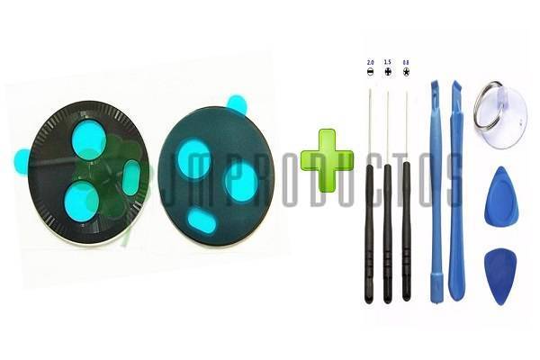 Lente Camara Trasera Motorola Moto X4 + Kit De Desarme - Imagen 3