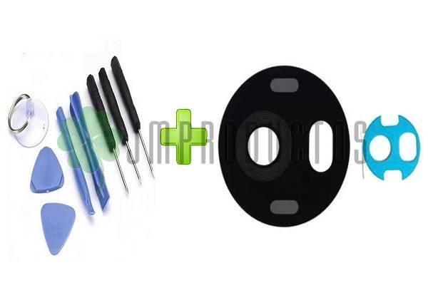 Lente Camara Trasera Motorola Moto G5 Plus + Kit De Desarme - Imagen 4