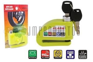Candado Freno Disco Moto Bici Alarma Certificación Iso9001