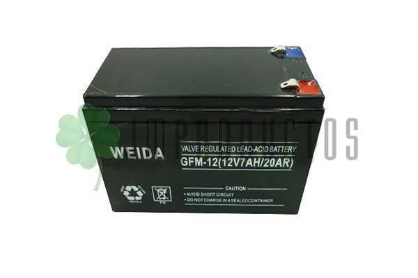 Batería 12 Volt 7amp Motos Autos Alarmas Ups Panel Solar - Imagen 4