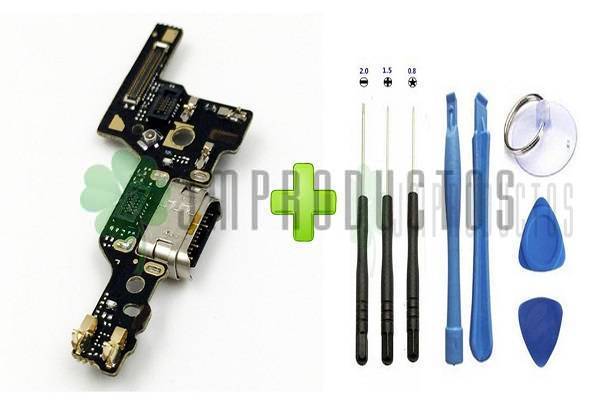 Flex Carga Huawei P9 Con Micrófono + Kit De Desarme - Imagen 5