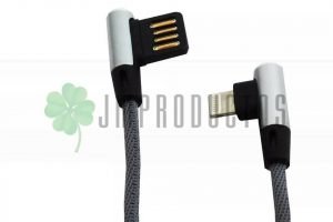 Cable Para Iphone 5 5c 5s 6 7 8 X Curvo 1 Metro Alternativo