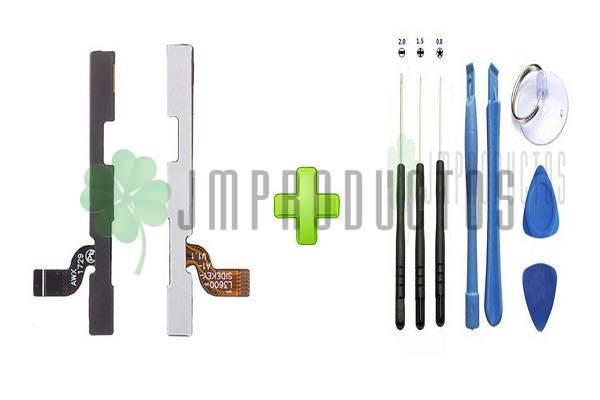 Flex Boton Encendido Y Volumen Motorola Moto E4 Plus + Kit