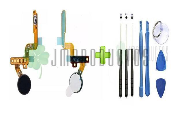 Flex Boton Encendido Y Vibrador Galaxy Note 4 + Kit Desarme