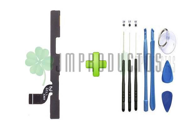 Flex Boton Encendido Y Volumen Motorola Moto E4 Plus + Kit - Imagen 4