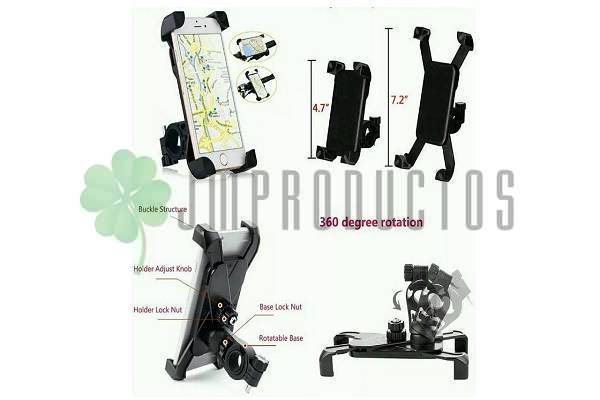 Soporte Porta Smartphone Regulable Moto O Bicicleta - Imagen 4