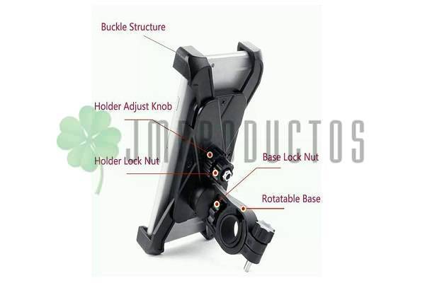 Soporte Porta Smartphone Regulable Moto O Bicicleta - Imagen 6