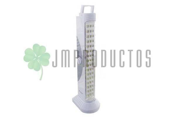 Luz De Emergencia Lampara 48 Led Recargable Colgable con Base - Imagen 2