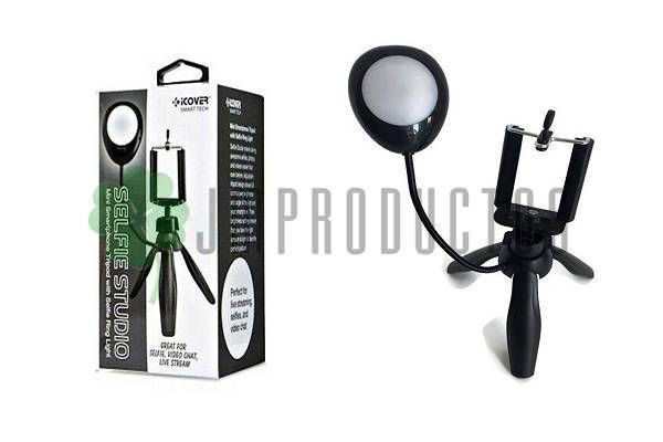 Mini Tripode Para Smartphone Con Brazo Luz Led Youtuber