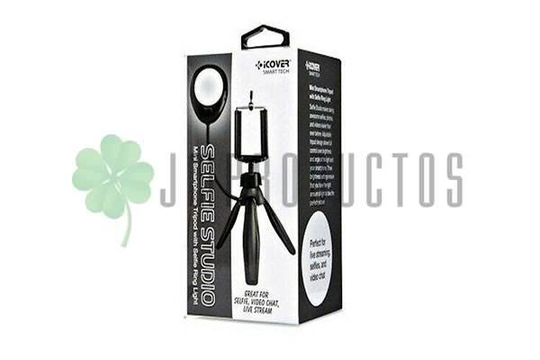 Mini Tripode Para Smartphone Con Brazo Luz Led Youtuber - Imagen 2
