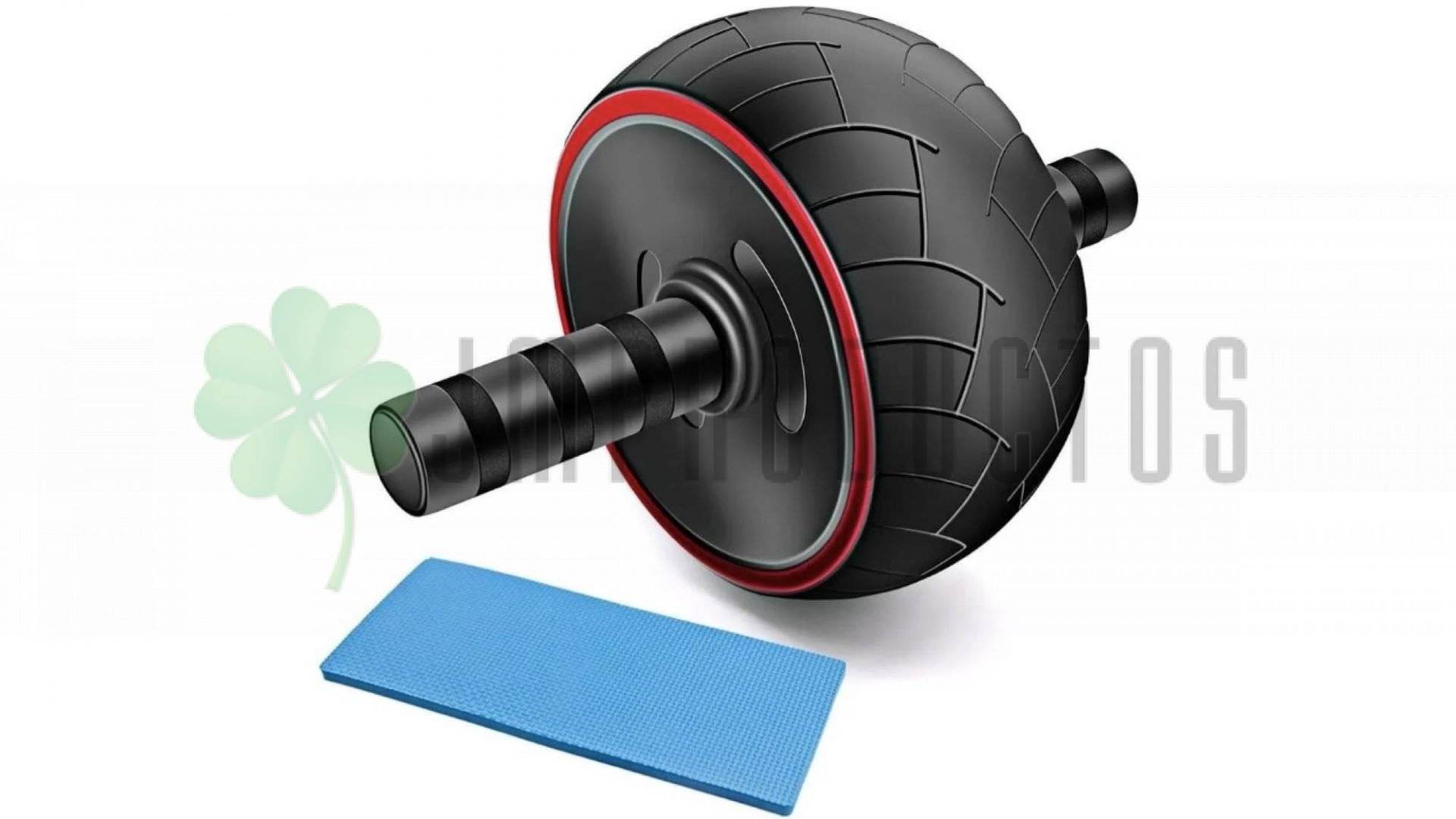 Rueda Power Roller Gym Fitness Para Ejercicios + Colchoneta