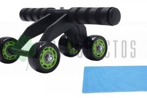 Rodillo De Abdominales 4 Ruedas Gym Fitness + Colchoneta