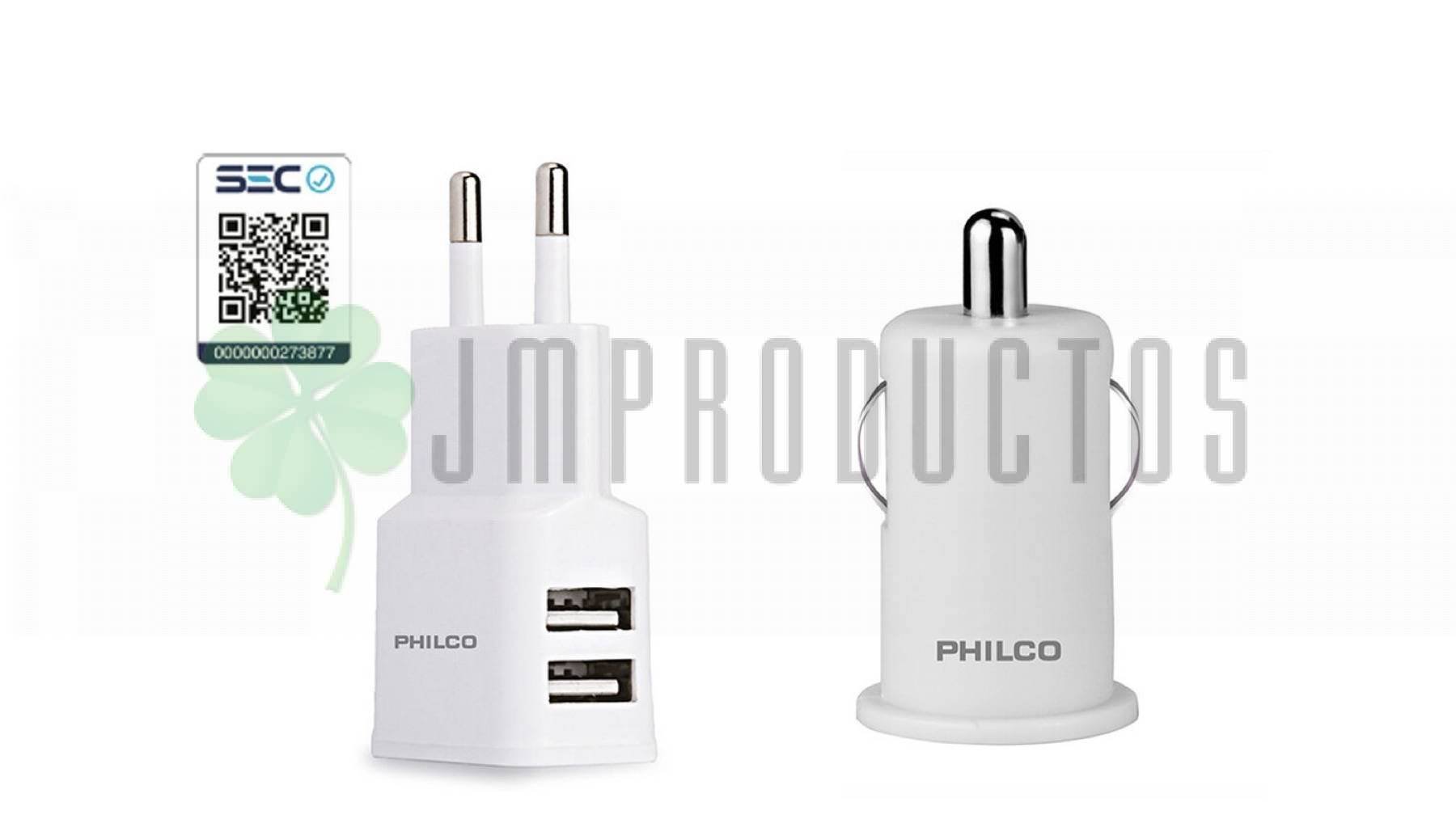 Cargador 3x1 Cable Trenzado 2.1 Amp Muro Y Auto - Imagen 5