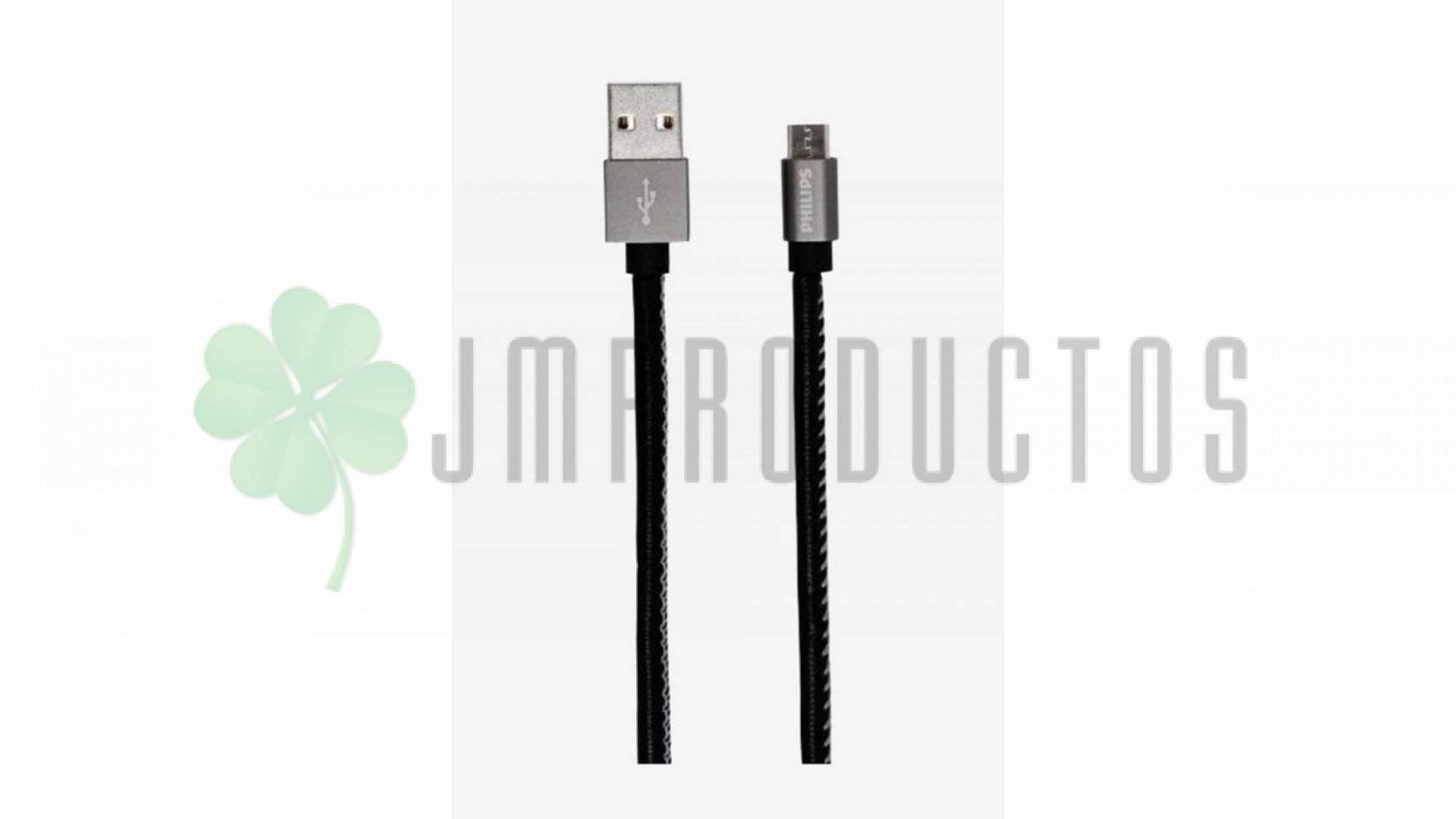 Cable Micro Usb Philips Cuero 1.2 Mt Reforzado Recubierto - Imagen 3