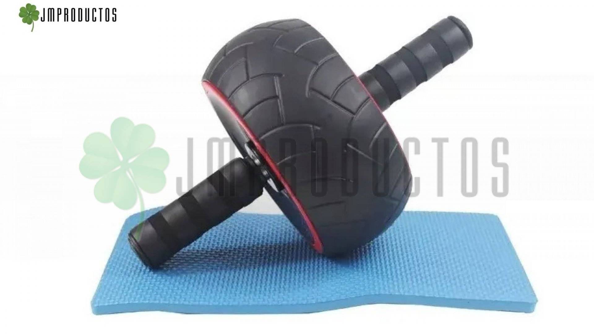 Rueda Power Roller Gym Fitness Para Ejercicios + Colchoneta - Imagen 8
