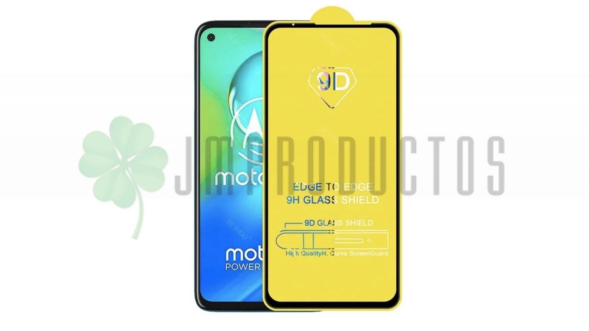 Lamina Mica Glass 9d Full Compatible Moto G8