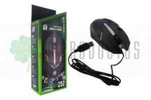 Mouse Gamer Con Luz Led Cambia Color Cable Usb Modelo Q52