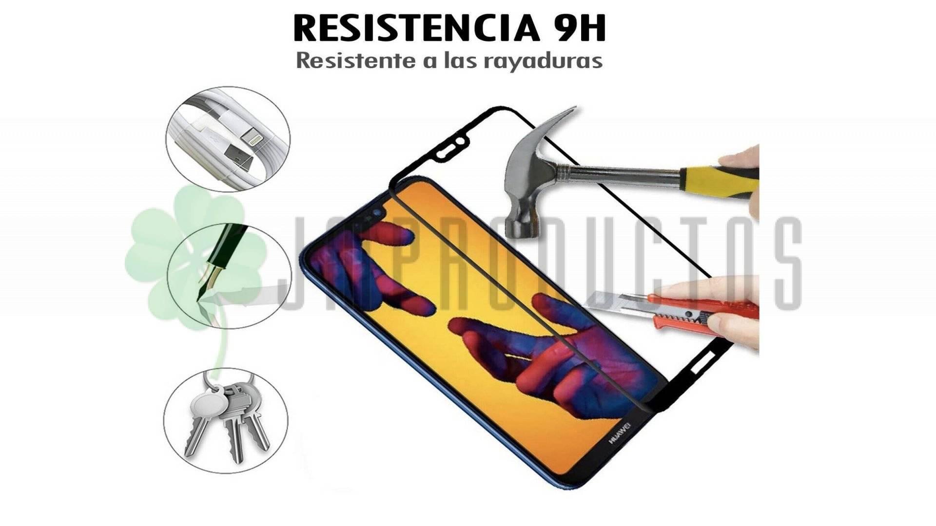 Lamina Mica Glass 9d Full Huawei Psmart 2019 - Imagen 8