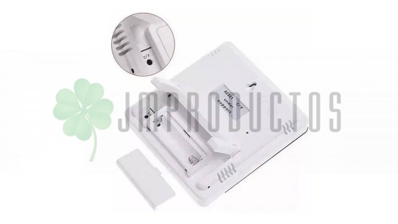 Termometro Higrometro Digital Htc-2 Con Sonda Reloj Alarma - Imagen 6
