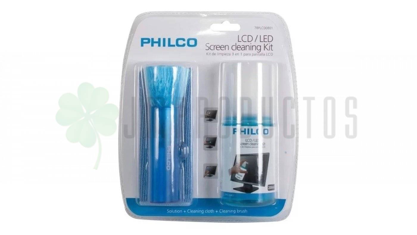 Kit Limpieza 4 En 1 Philco Paños Cepillo Y Limpiador Celular