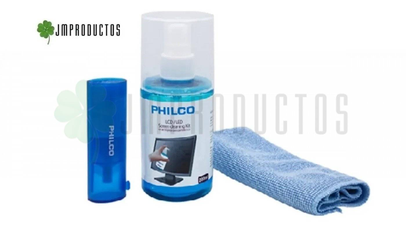 Kit Limpieza 4 En 1 Philco Paños Cepillo Y Limpiador Celular - Imagen 2
