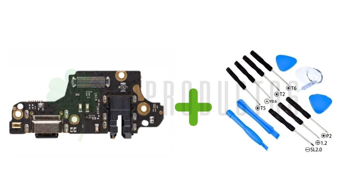 Flex Carga Compatible Xiaomi Redmi Note 9s Y Note 9pro + Kit - Imagen 2