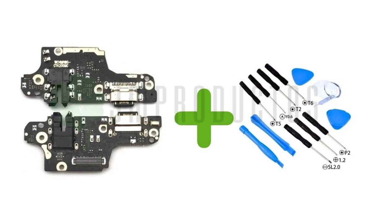 Flex Carga Compatible Xiaomi Redmi Note 9s Y Note 9pro + Kit - Imagen 3