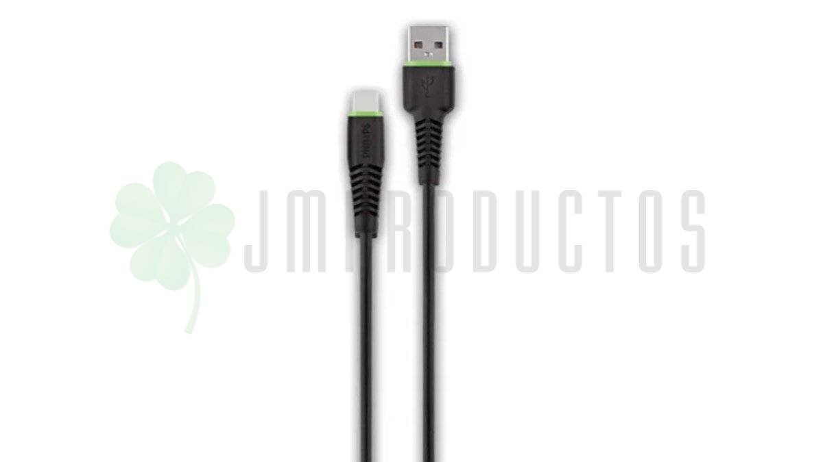 Cable Usb A Type-c Carga Y Datos Philips Resistente Reforzado - Imagen 3