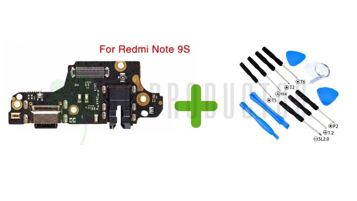 Flex Carga Compatible Xiaomi Redmi Note 9s Y Note 9pro + Kit - Imagen 5