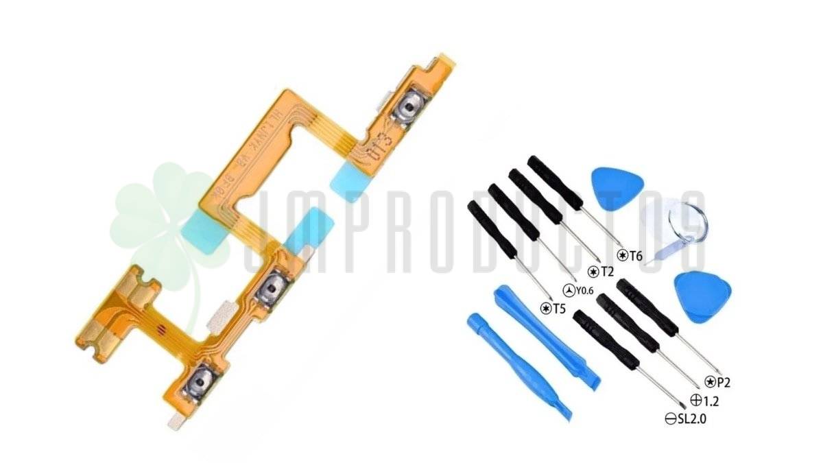 Boton Encendido Y Volumen Compatible Huawei P40 Lite + Kit - Imagen 5