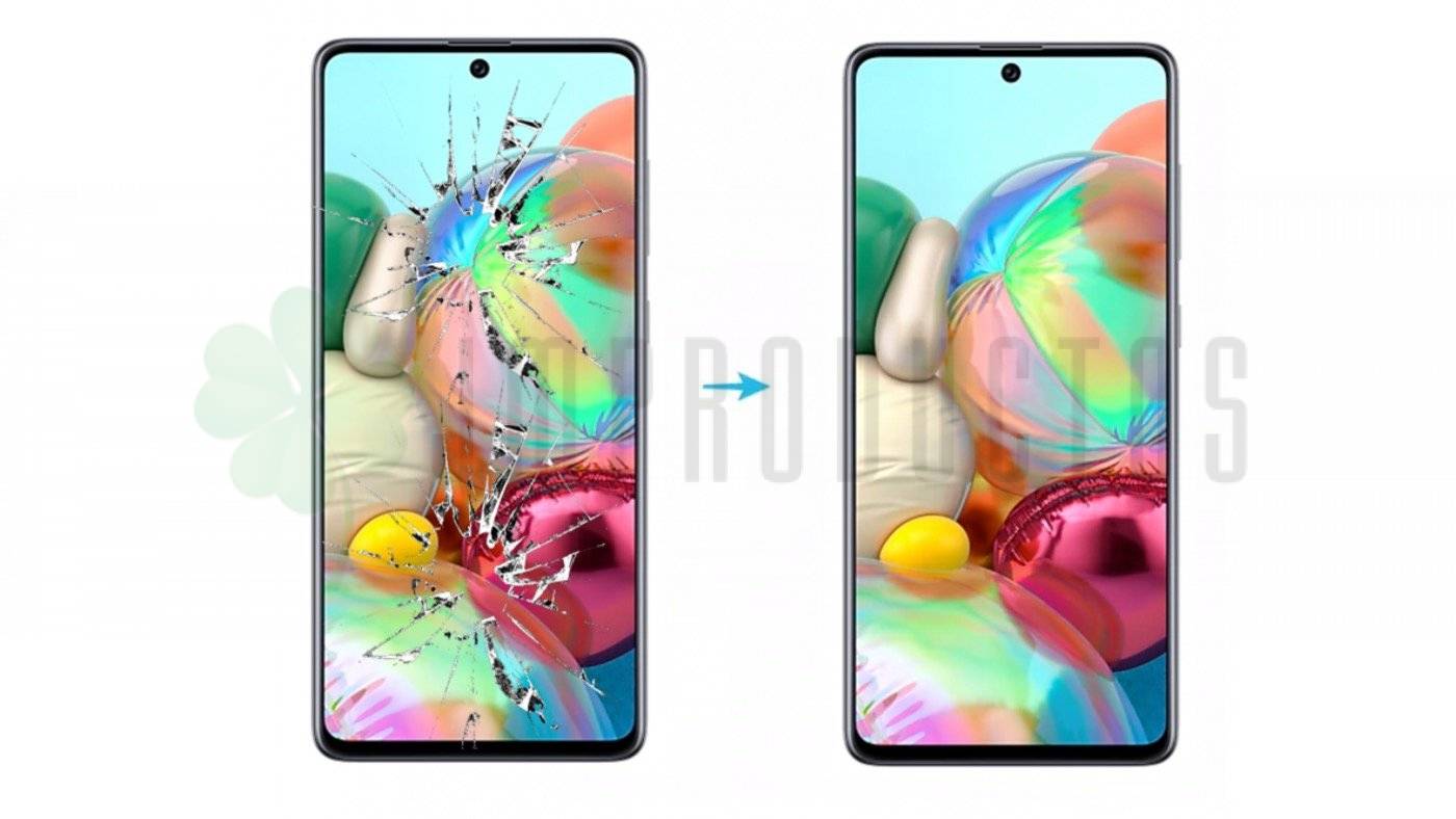Cambio Cristal Glass Samsung Galaxy A71 - Imagen 2