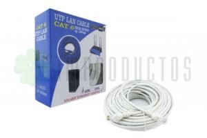 Cable De Red Ethertnet 50 Metros Rj45 Categoria 6
