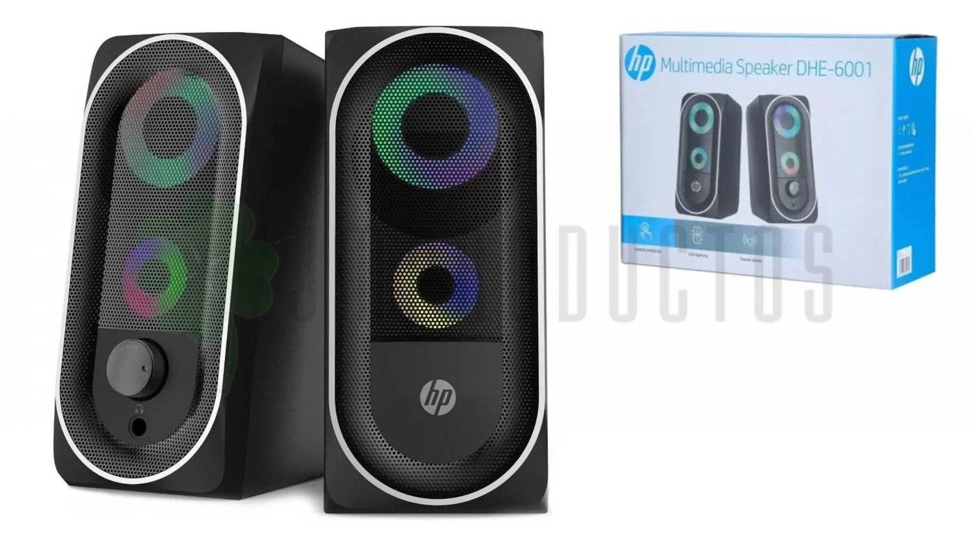 Parlante Hp Gamer Multimedia Speaker Dhe-6001 Negra