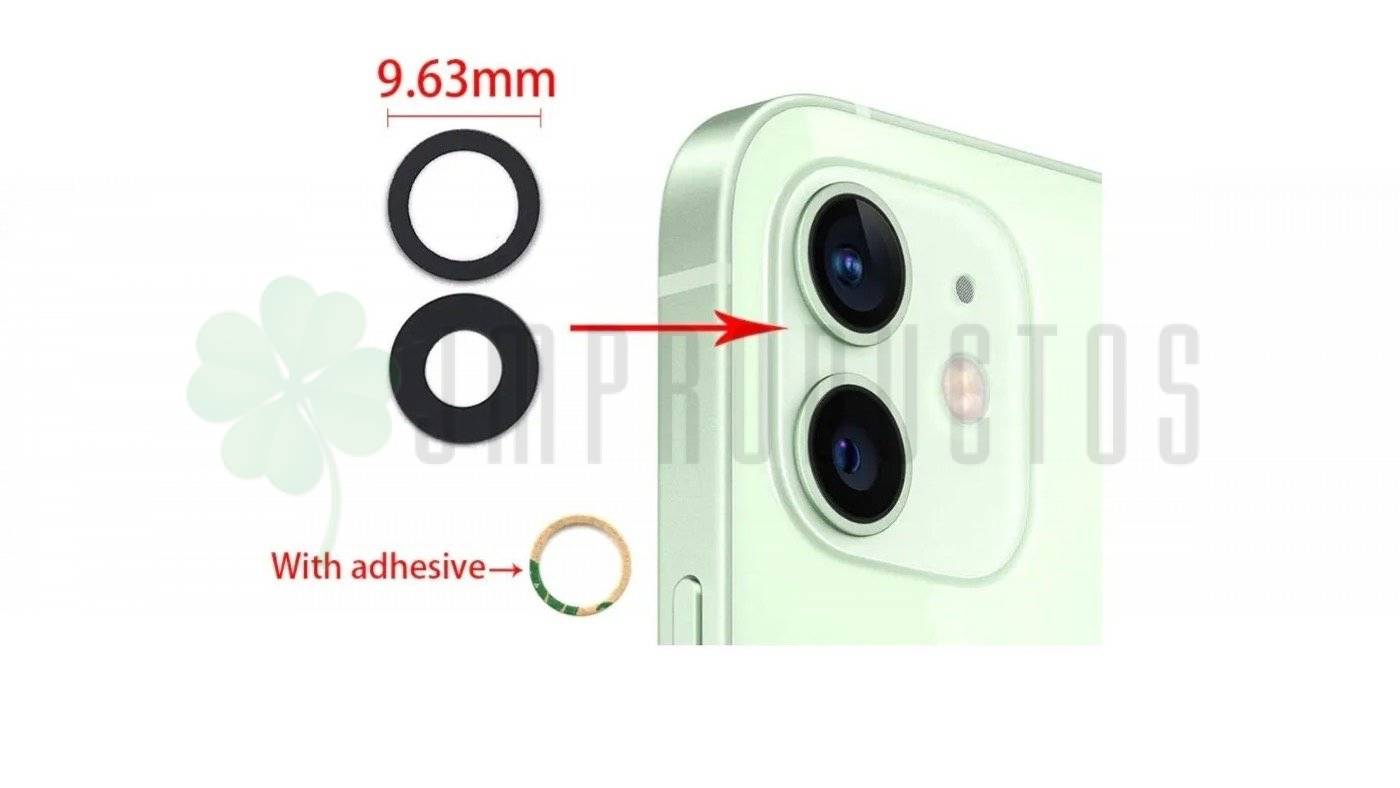 Lentes Camaras Trasera iPhone 12 / IPhone 12 Mini - Imagen 3