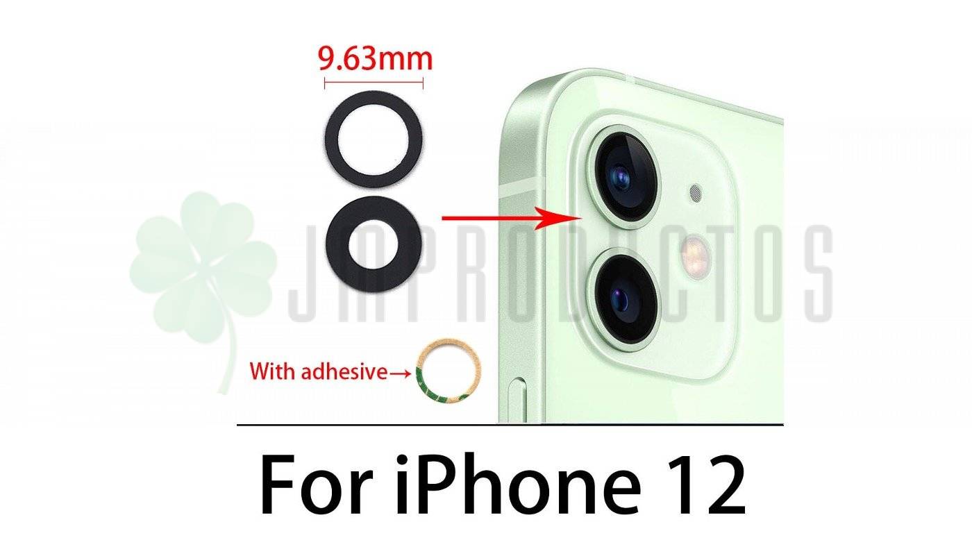 Lentes Camaras Trasera iPhone 12 / IPhone 12 Mini - Imagen 6