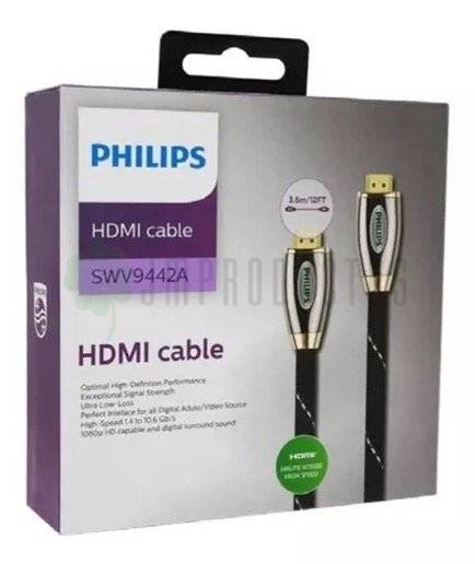 Cable Hdmi Philips Swv9443a 0.9m Trenzado Y Reforzado