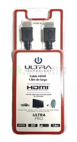 Cable Hdmi Ultra 1.8mts Full Hd 1.4
