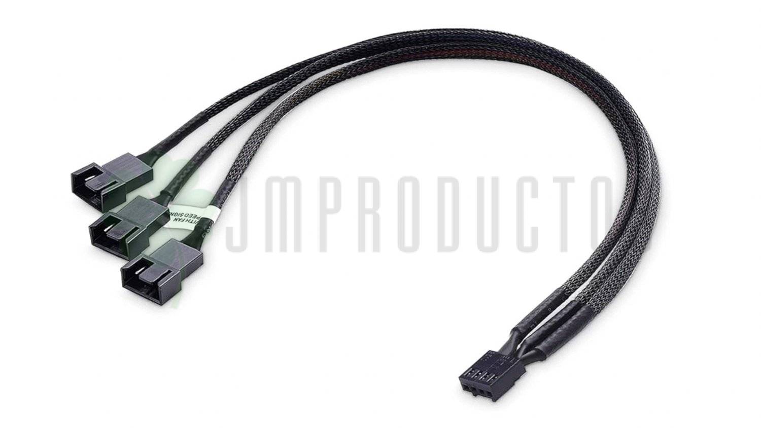 Cable Extensión Cooler Fan Cpu 4 Pin Pwm 3 A 1 Ventiladores