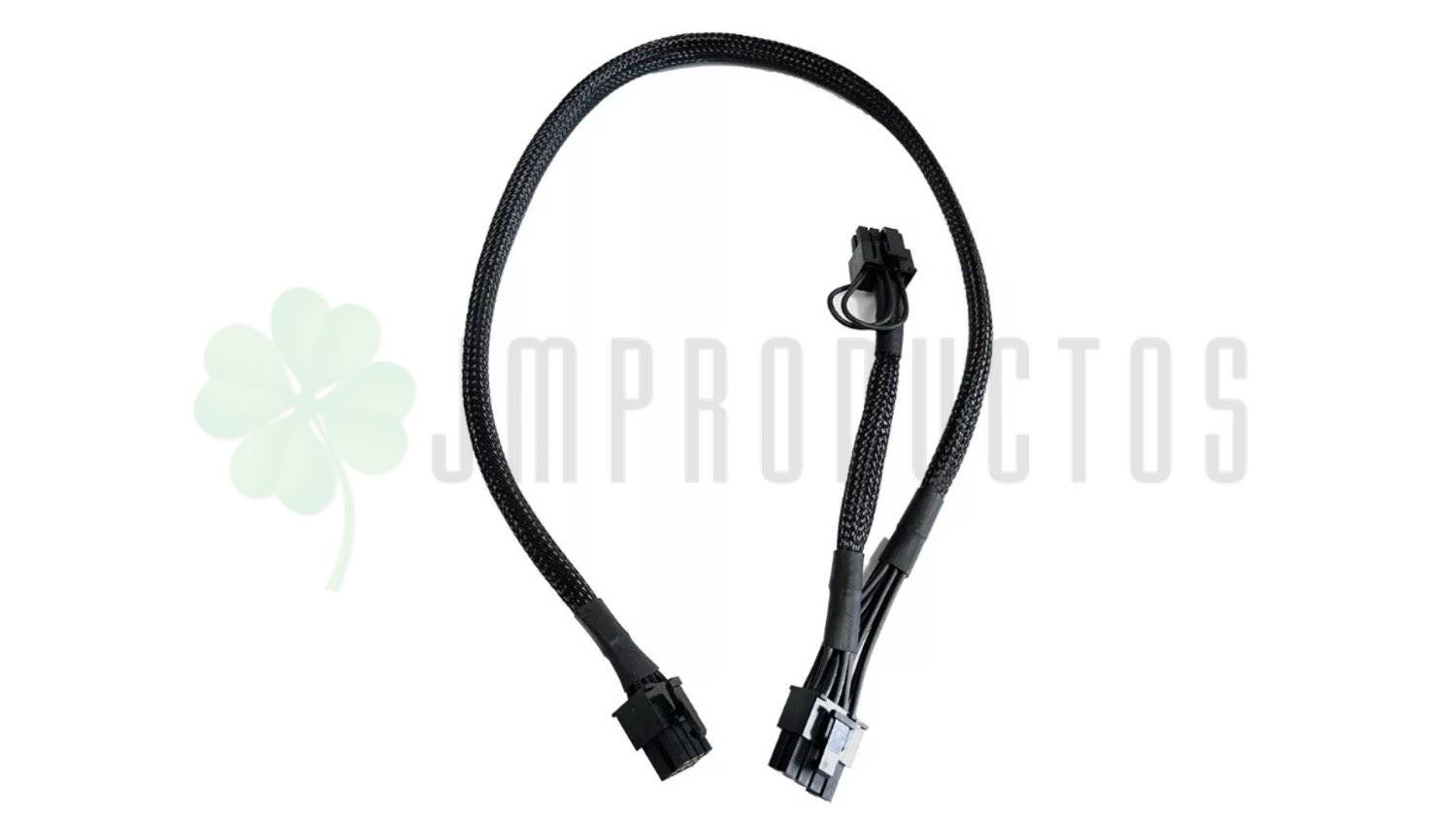 Cable Fuente Poder Psu 8 (7) Pin A 2 X 8 Pin (6+2) Con Malla