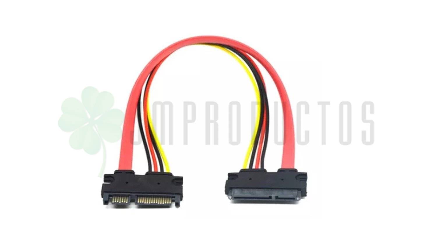 Cable Extension Sata 30cm Macho Hembra 7 + 15 Pin