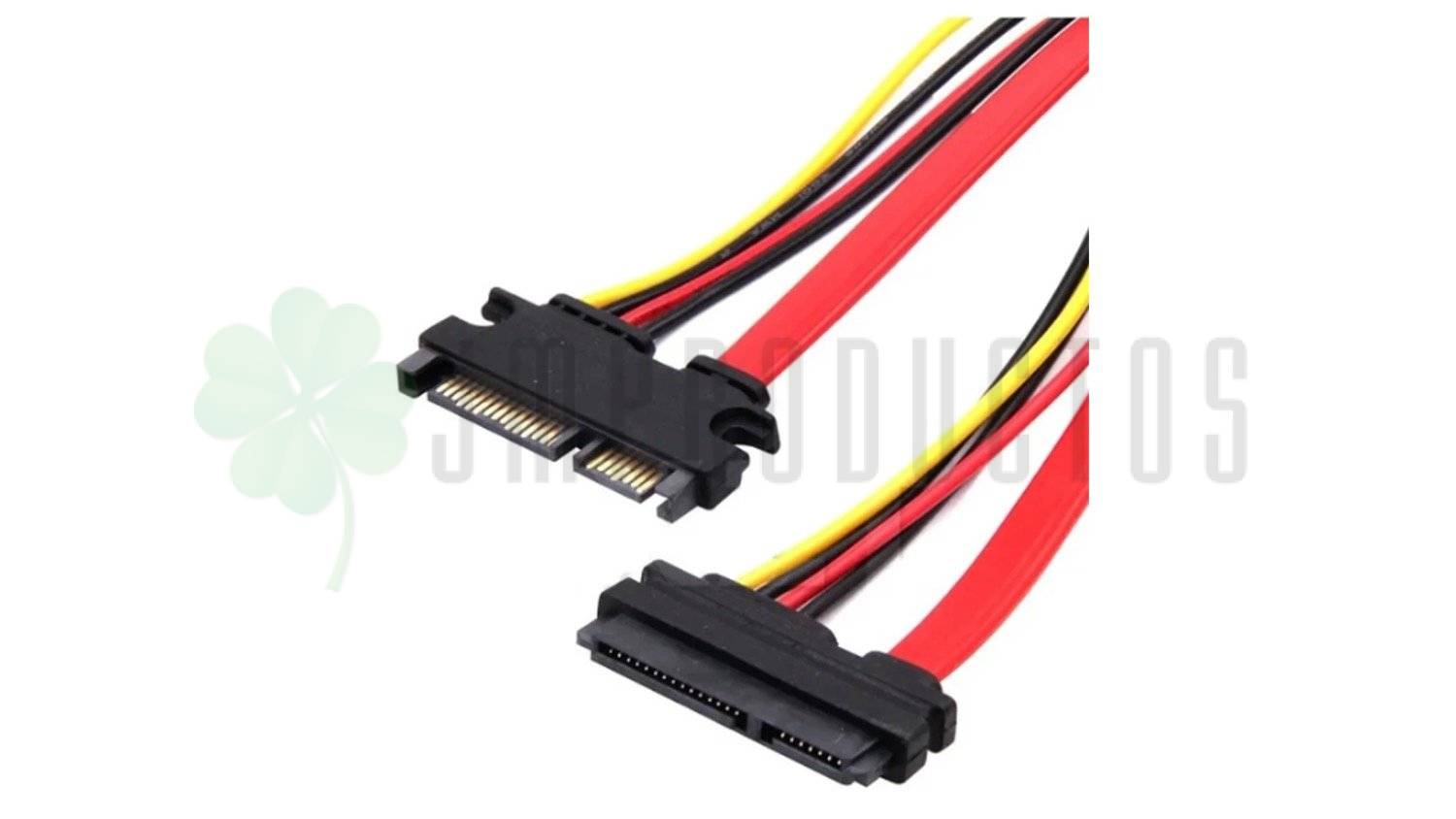 Cable Extension Sata 30cm Macho Hembra 7 + 15 Pin - Imagen 4