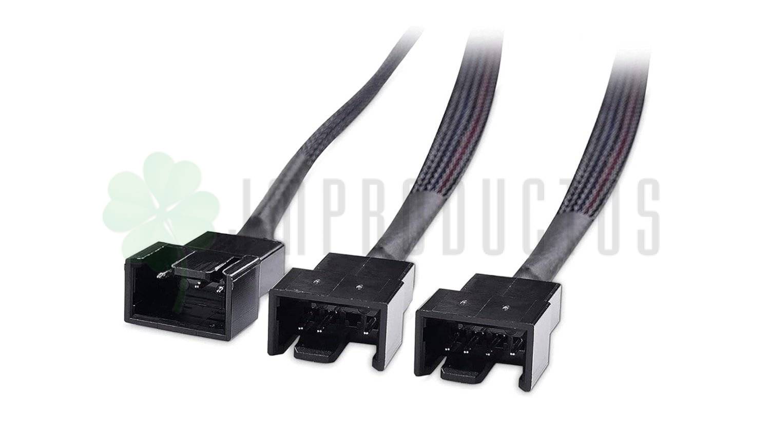 Cable Extensión Cooler Fan Cpu 4 Pin Pwm 3 A 1 Ventiladores - Imagen 5