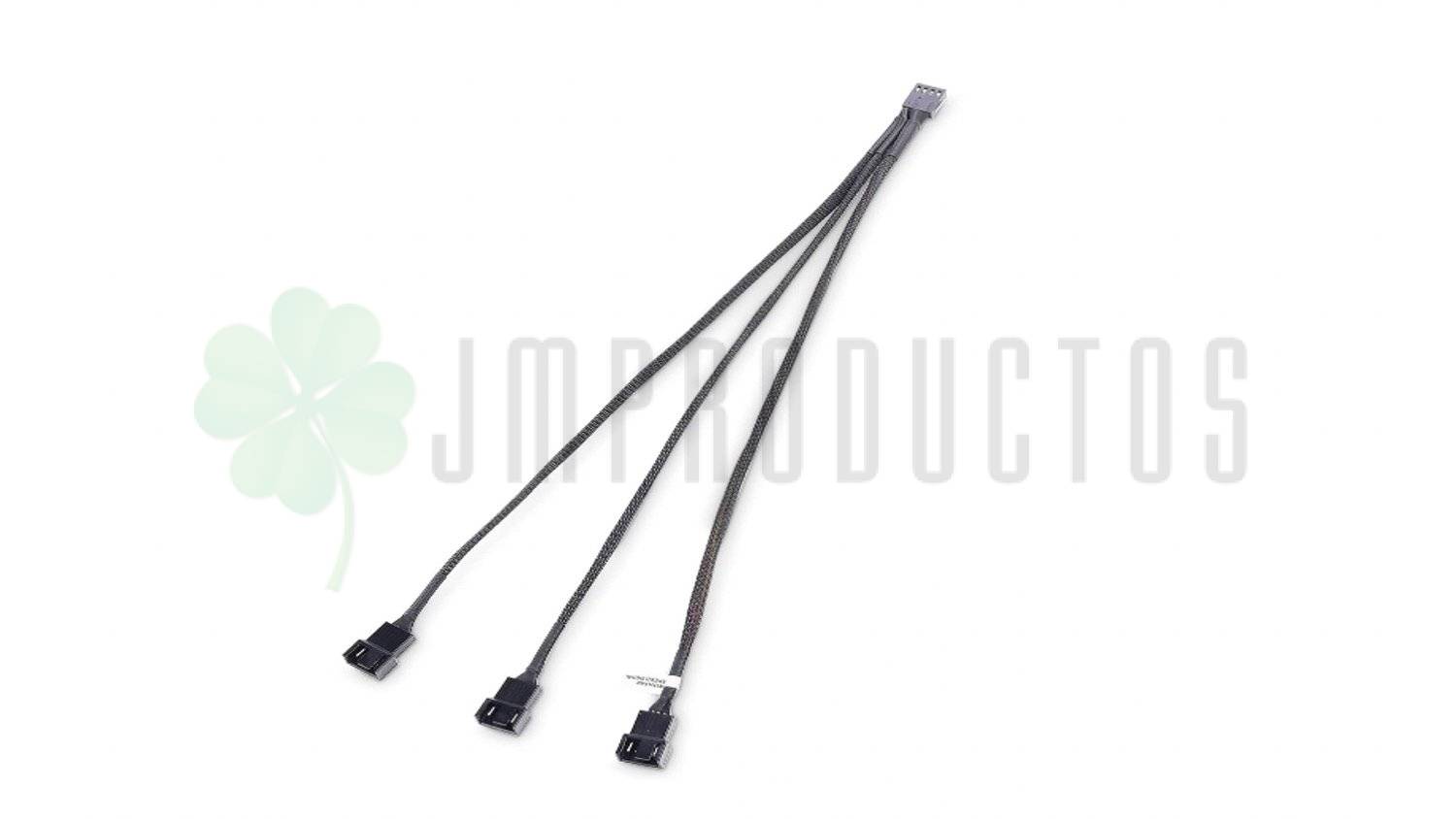 Cable Extensión Cooler Fan Cpu 4 Pin Pwm 3 A 1 Ventiladores - Imagen 6