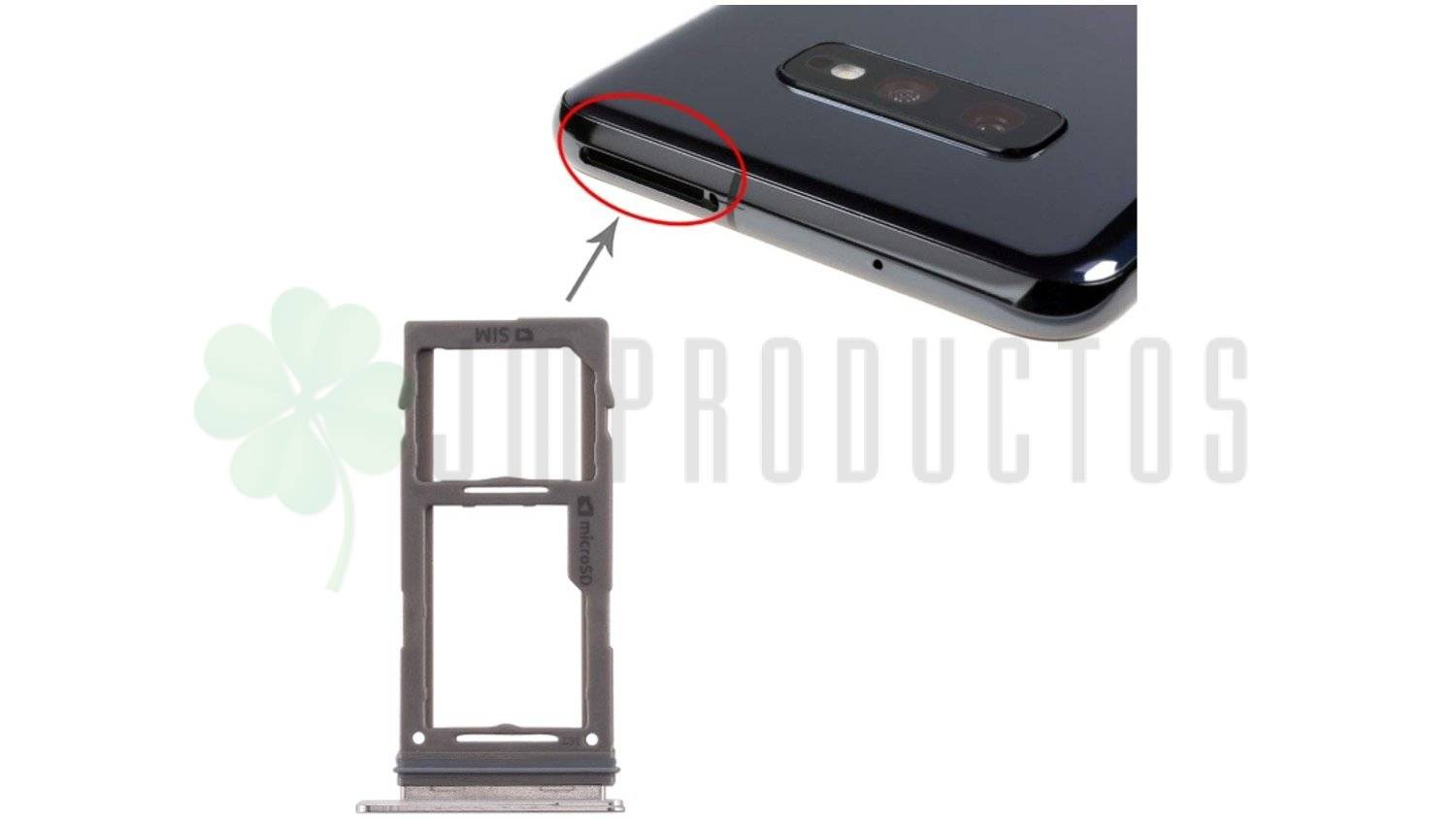 Bandeja Dual Sim Para Samsung Galaxy S10 / S10 Plus - Imagen 2