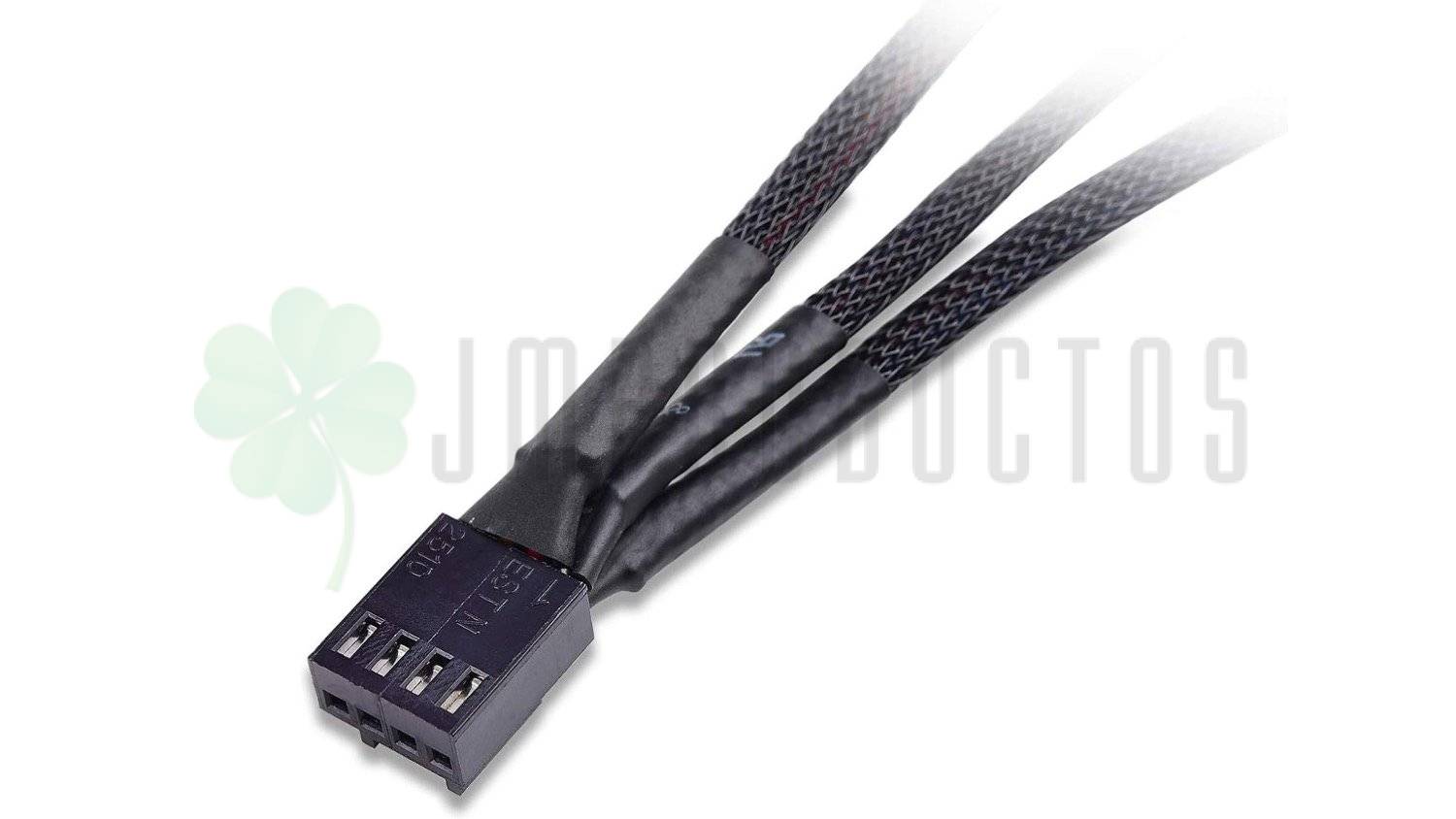 Cable Extensión Cooler Fan Cpu 4 Pin Pwm 3 A 1 Ventiladores - Imagen 3