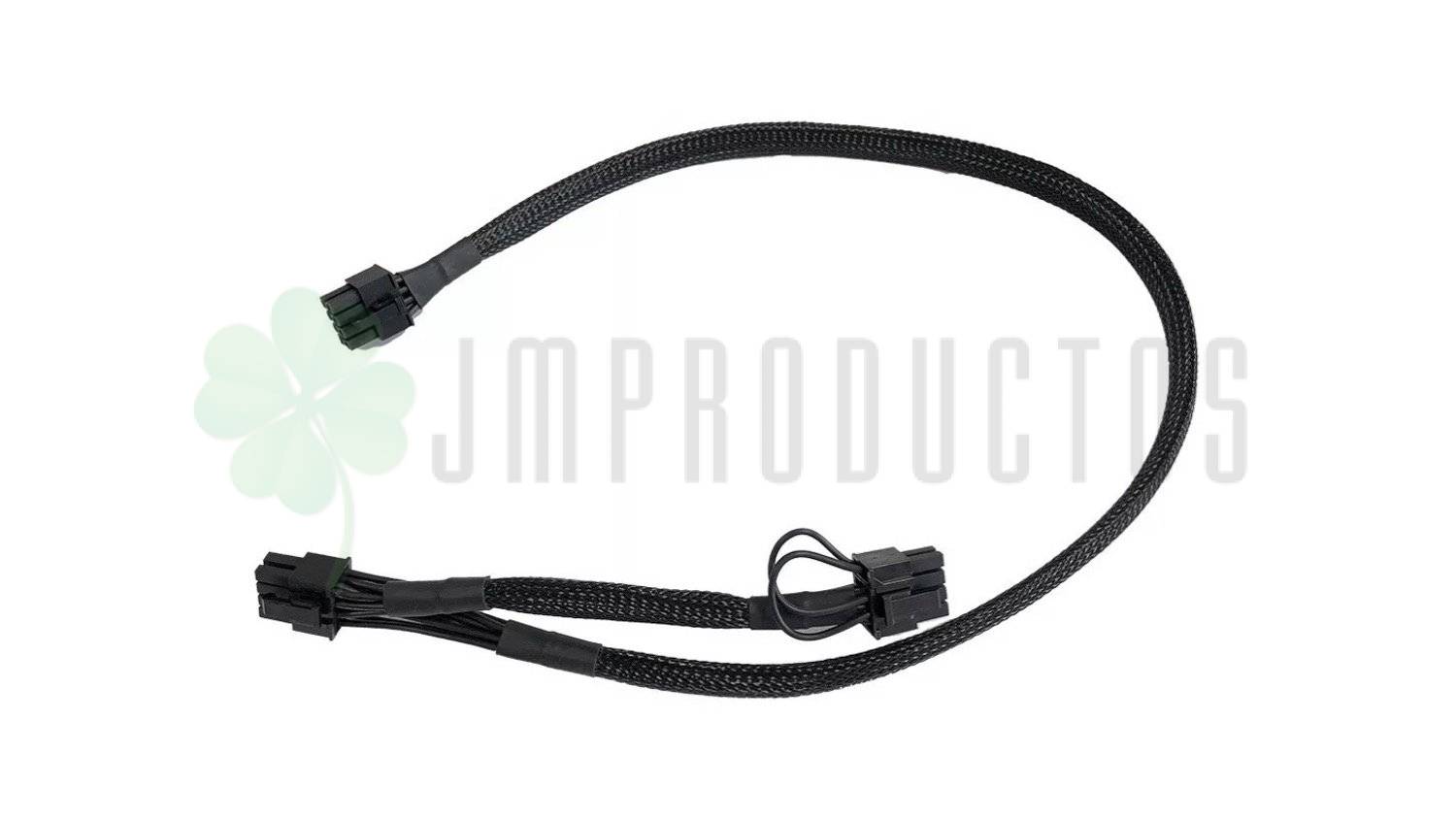 Cable Fuente Poder Psu 8 (7) Pin A 2 X 8 Pin (6+2) Con Malla - Imagen 3