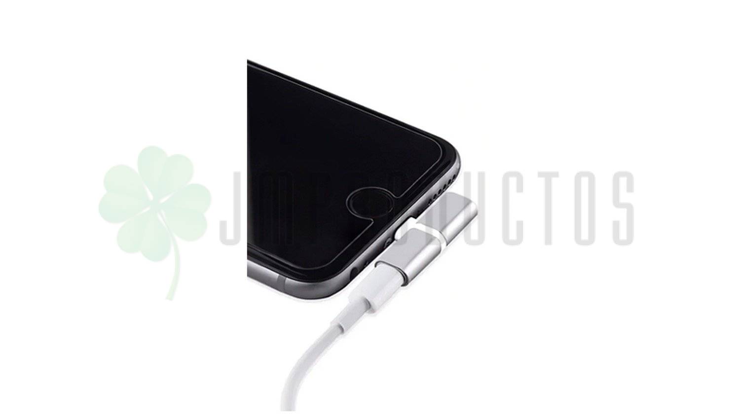Adaptador Compatible iPhone 8 A 14/ 2x1 Audífonos Y Cargador - Imagen 3