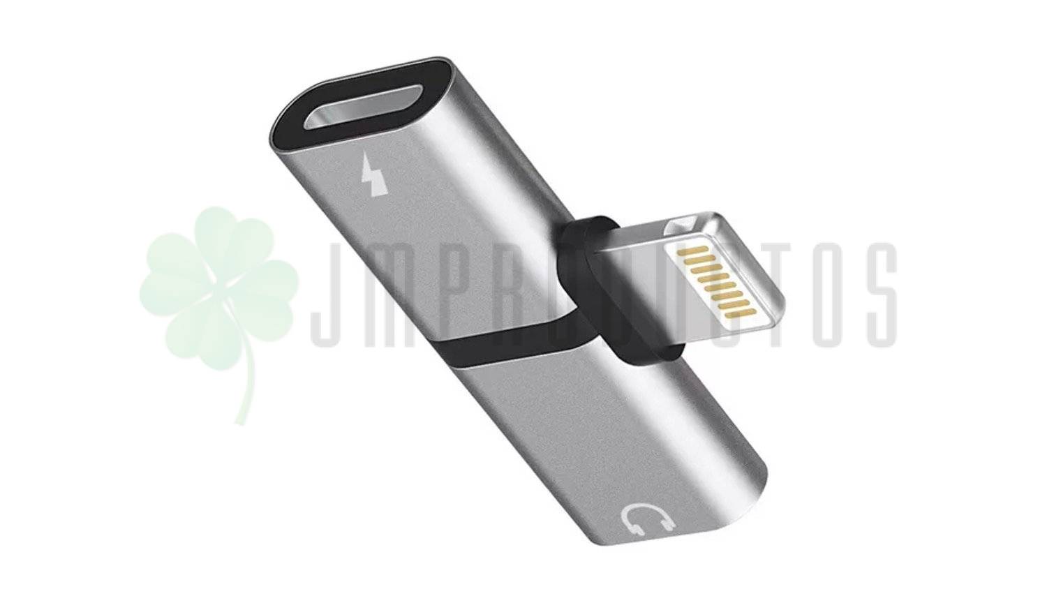 Adaptador Compatible iPhone 8 A 14/ 2x1 Audífonos Y Cargador - Imagen 2