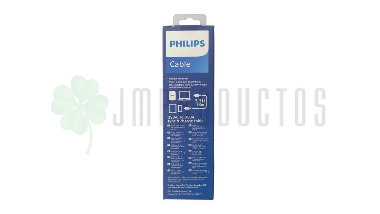 Cable De Carga Philips Usb-c A Usb-c - Imagen 3