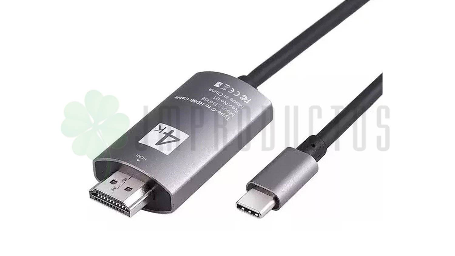Adaptador Cable Usb Tipo C 3.1 A Hdmi / Usb-c A Hdmi 4k 60hz - Imagen 3